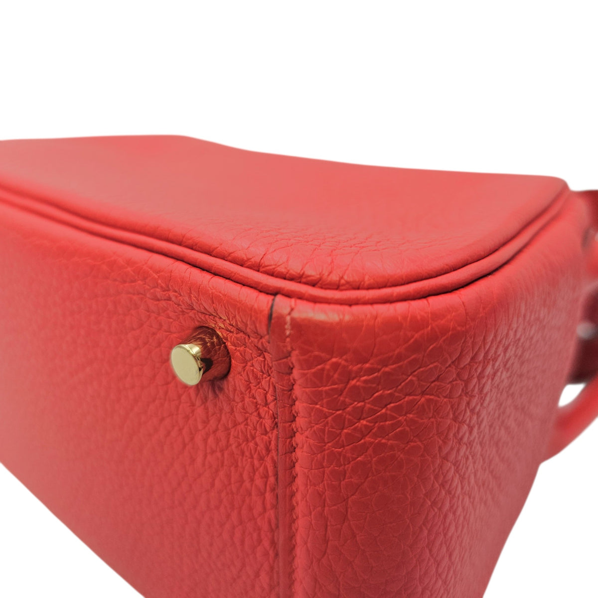 Lindy Mini Rouge de Coeur in Clemence Gold hardware