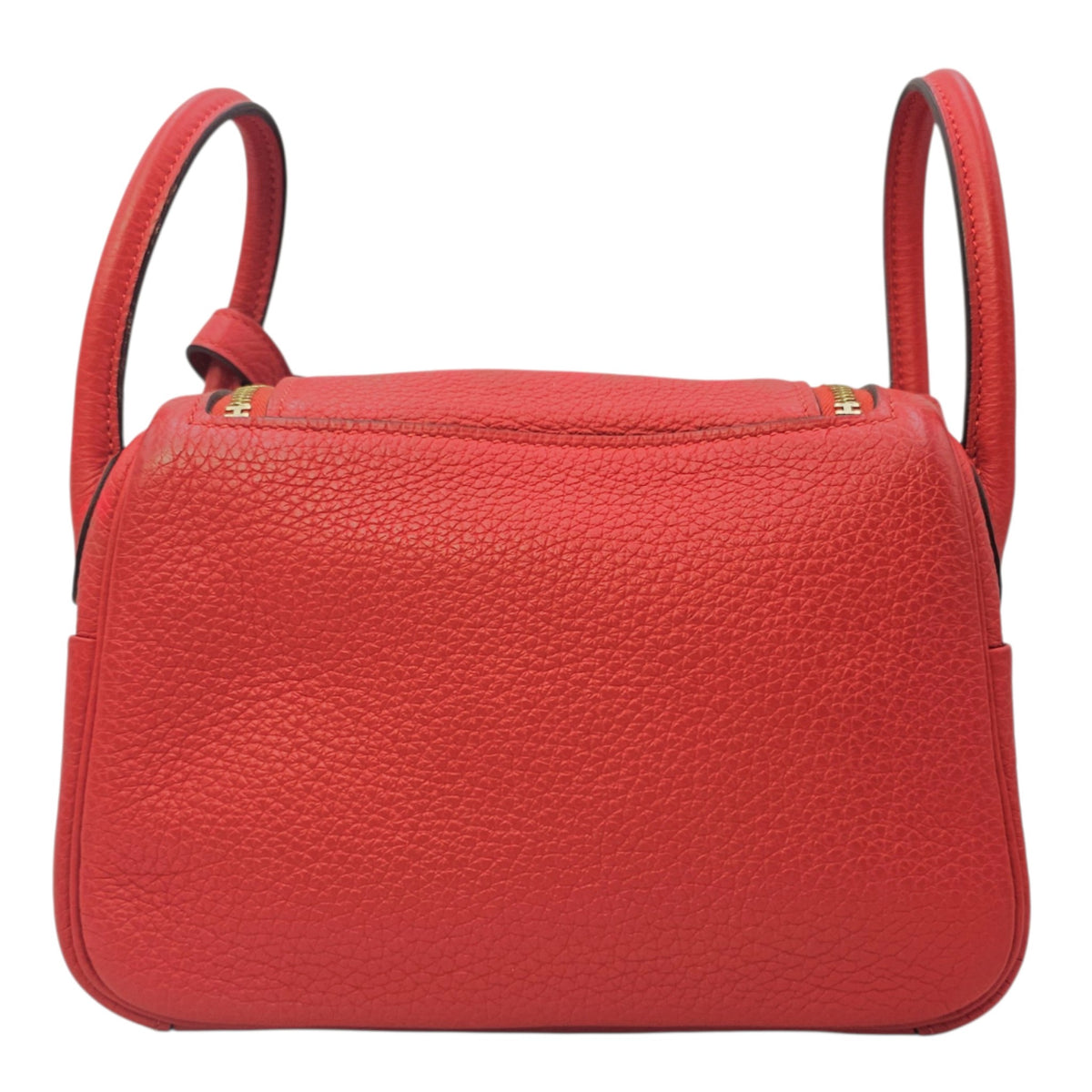 Lindy Mini Rouge de Coeur in Clemence Gold hardware
