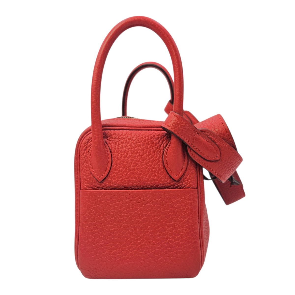 Lindy Mini Rouge de Coeur in Clemence Gold hardware