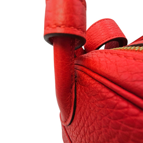 Lindy Mini Rouge de Coeur in Clemence Gold hardware