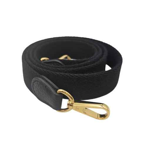 Evelyne Mini Noir in Clemence Gold hardware