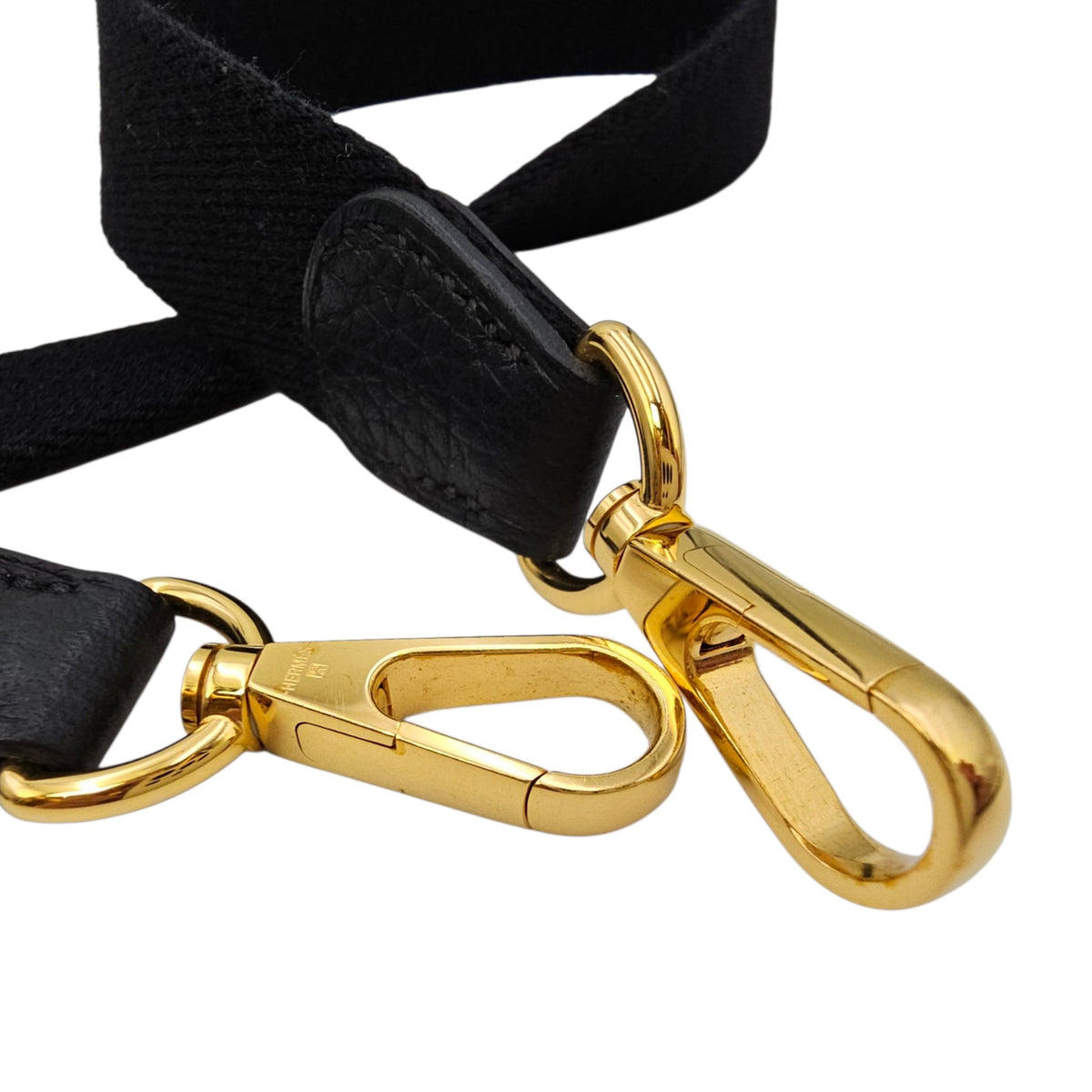 Evelyne Mini Noir in Clemence Gold hardware