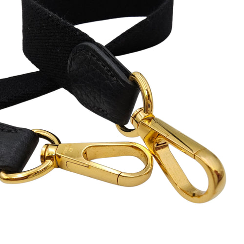 Evelyne Mini Noir in Clemence Gold hardware