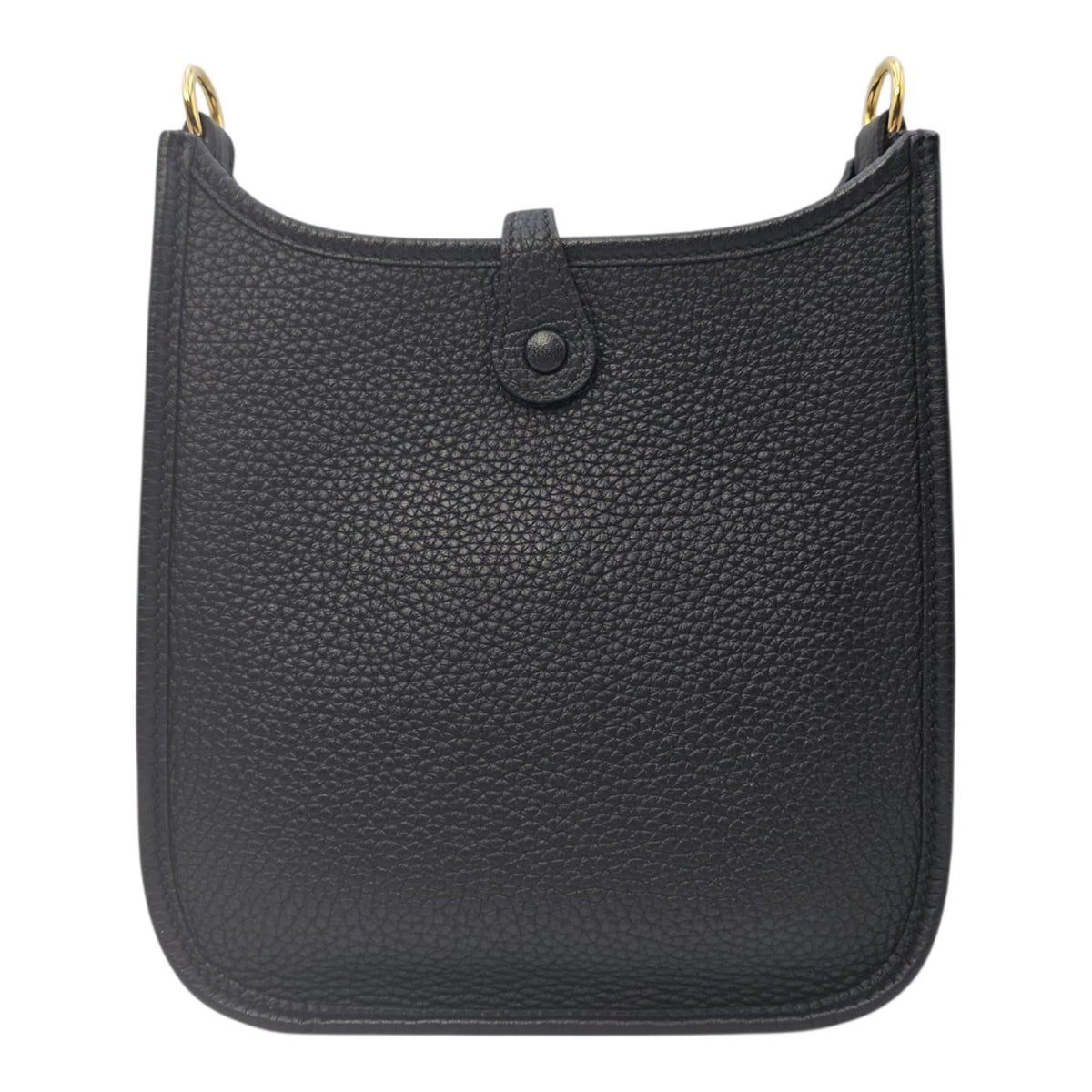 Evelyne Mini Noir in Clemence Gold hardware