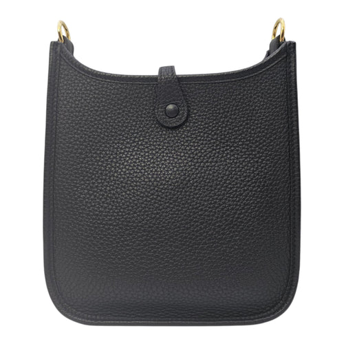 Evelyne Mini Noir in Clemence Gold hardware
