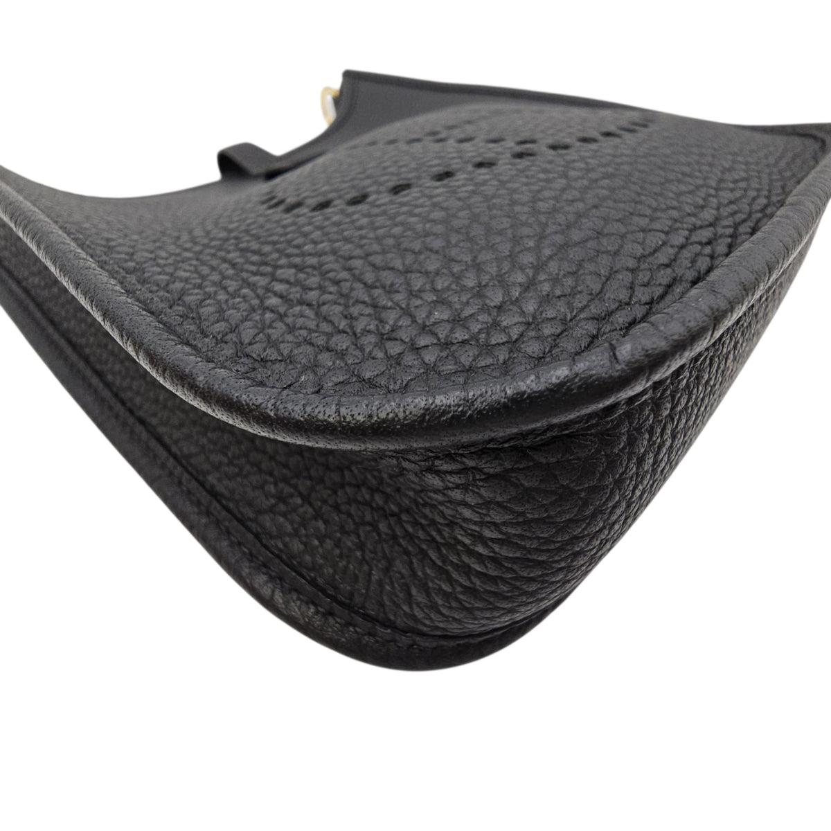 Evelyne Mini Noir in Clemence Gold hardware
