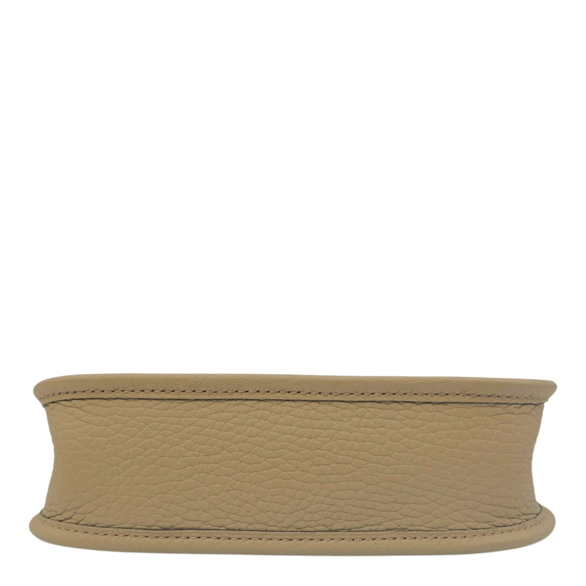 Evelyne short Mini Beige Marfa in Clemence Gold hardware