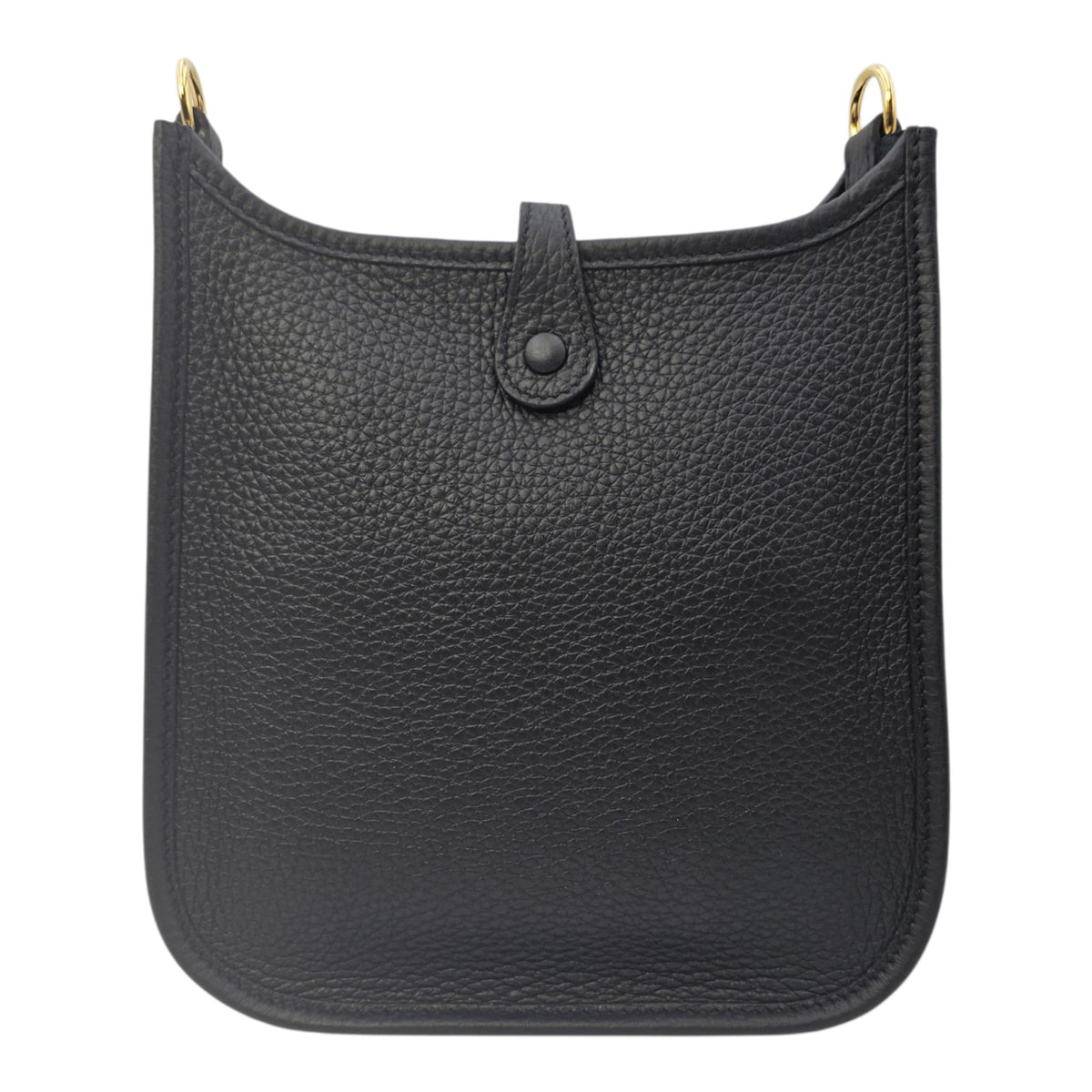 Evelyne Mini Noir in Clemence Gold hardware