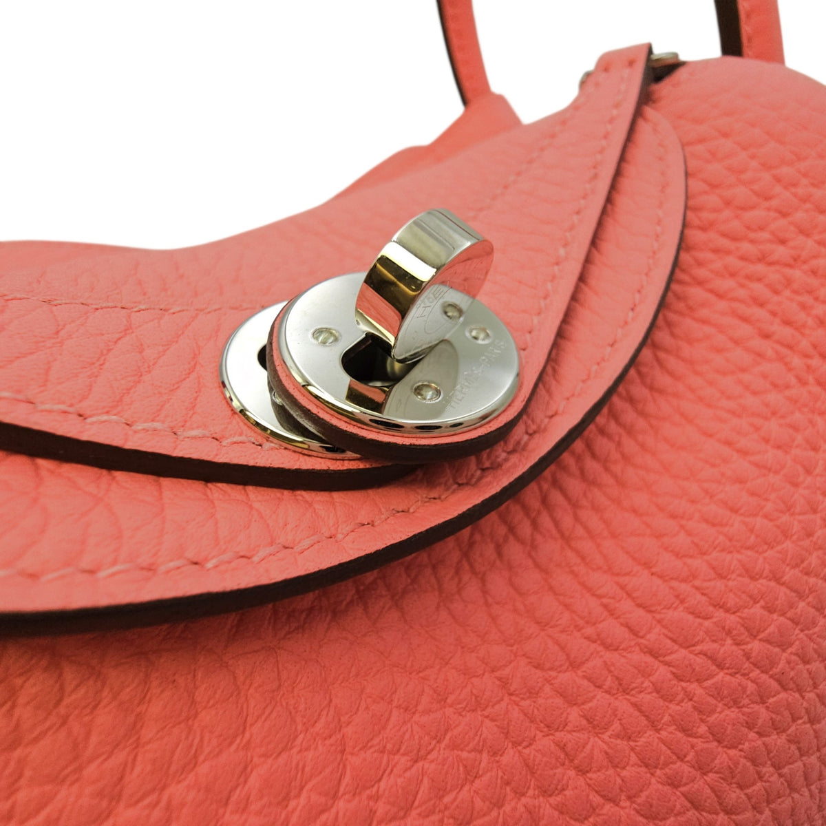Lindy II Mini Rose Azalee in Clemence Palladium hardware