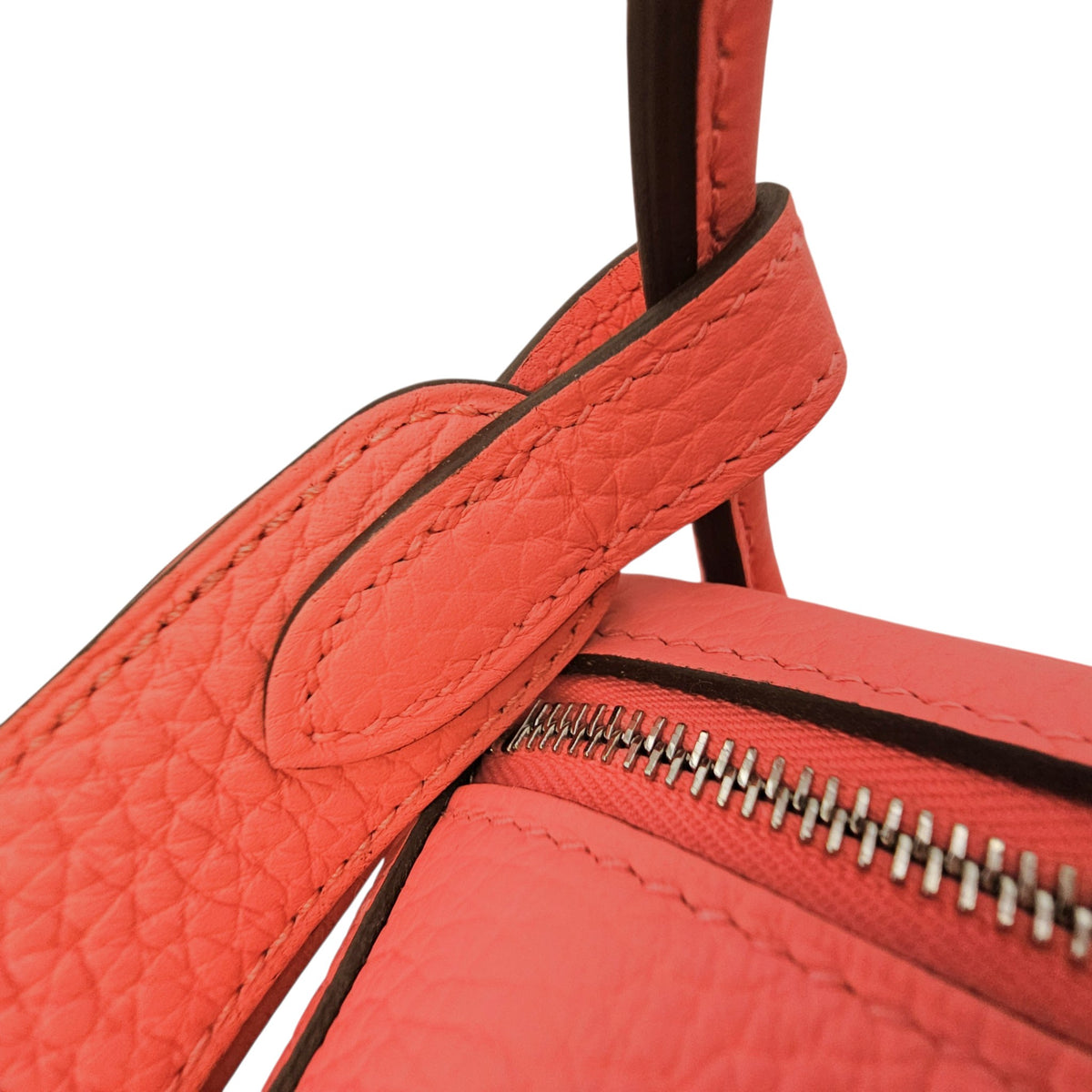 Lindy II Mini Rose Azalee in Clemence Palladium hardware