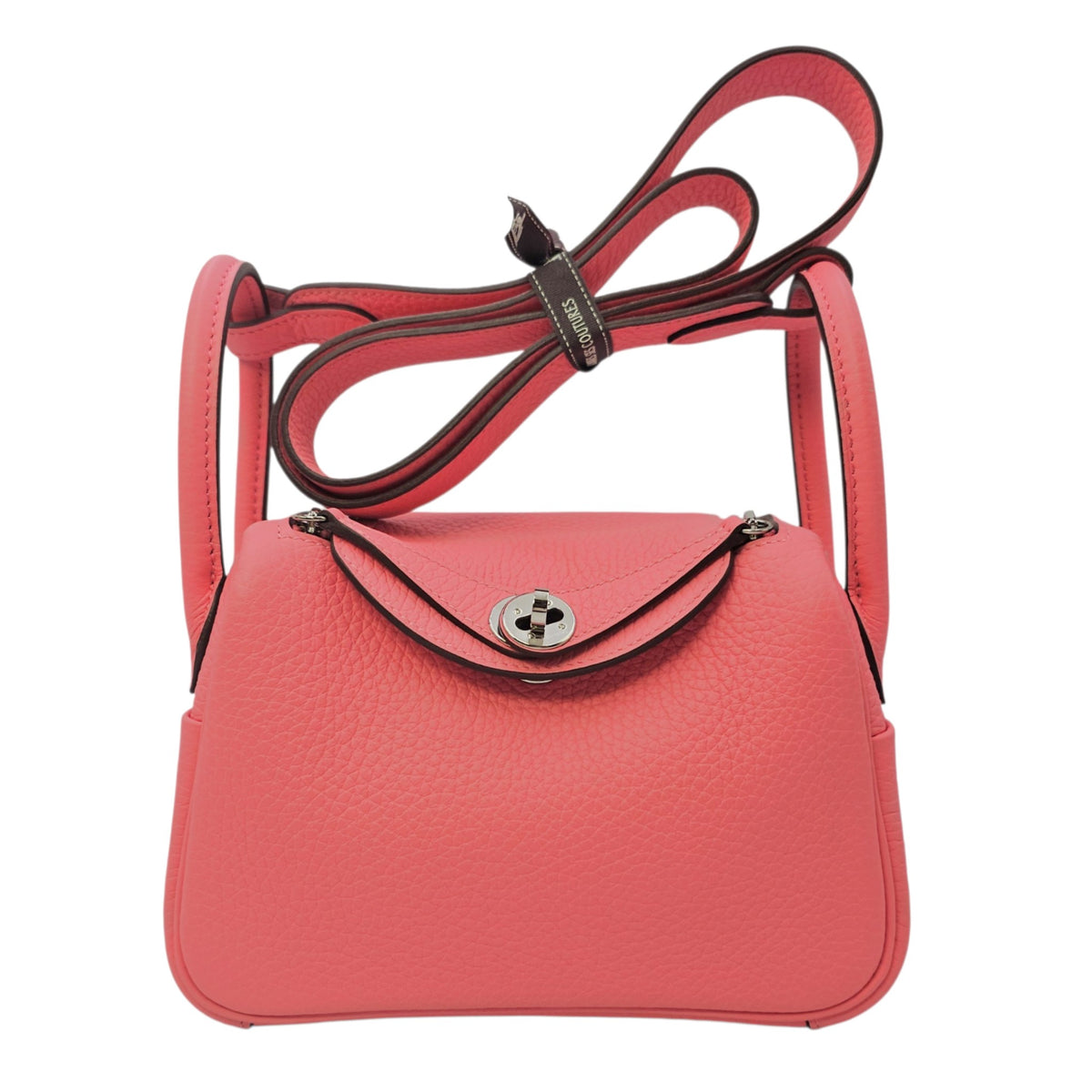 Lindy II Mini Rose Azalee in Clemence Palladium hardware