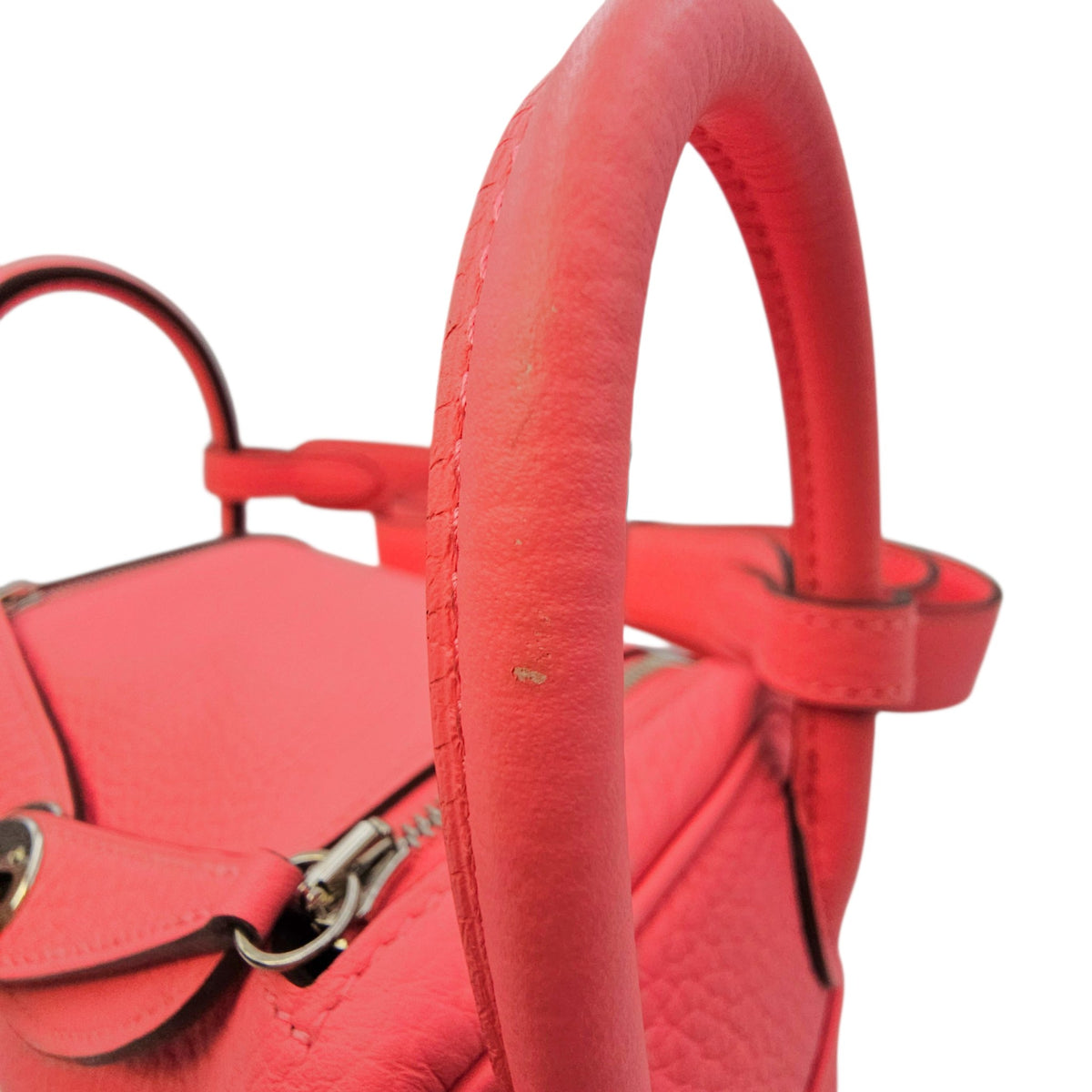 Lindy II Mini Rose Azalee in Clemence Palladium hardware
