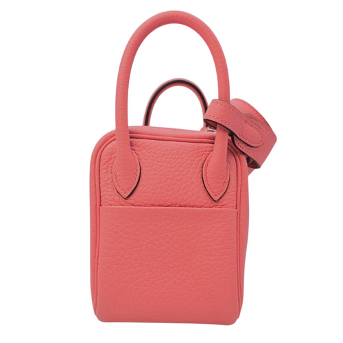 Lindy II Mini Rose Azalee in Clemence Palladium hardware