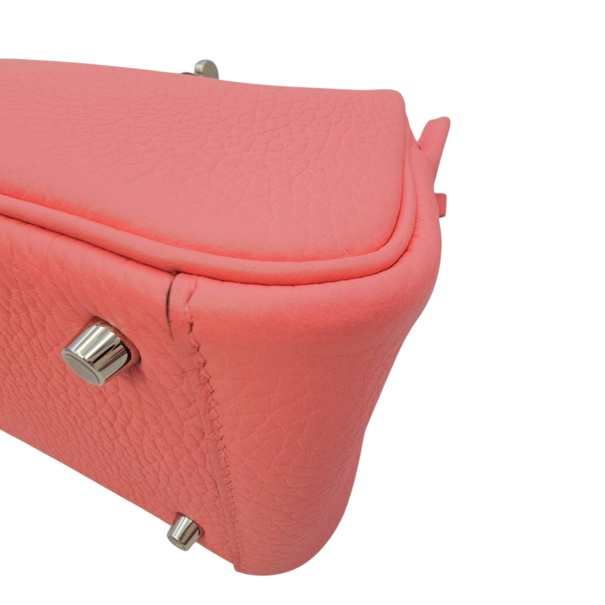 Lindy II Mini Rose Azalee in Clemence Palladium hardware