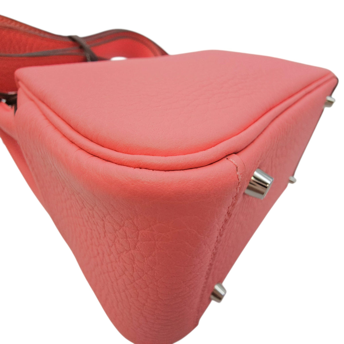 Lindy II Mini Rose Azalee in Clemence Palladium hardware