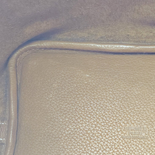 Picotin 18 Fauve in Barenia Faubourg Palladium hardware