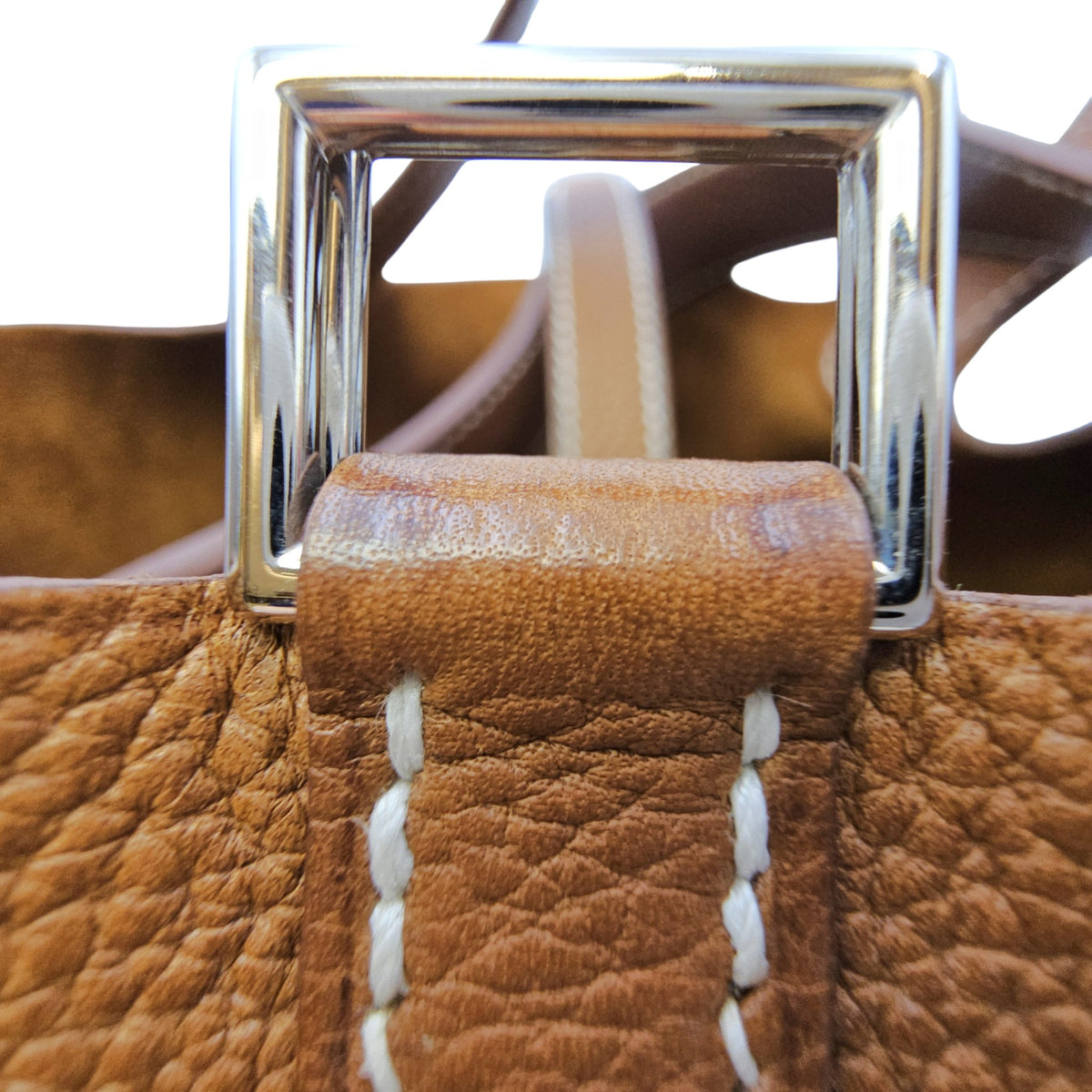 Picotin 18 Fauve in Barenia Faubourg Palladium hardware