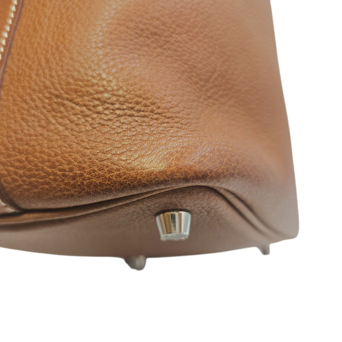 Picotin 18 Fauve in Barenia Faubourg Palladium hardware