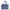 Villette  PM Blue Tote Bag in Coated Canvas