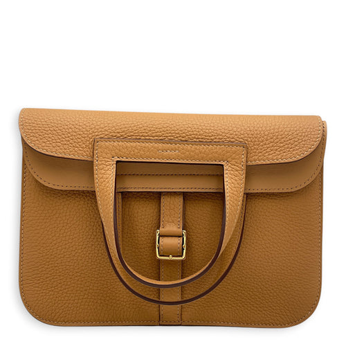Halzan 25 Biscuit in Clemence Gold hardware