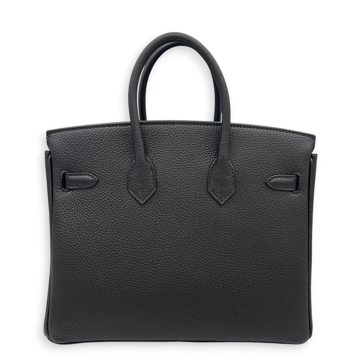 Birkin 25 Noir in Togo Palladium hardware