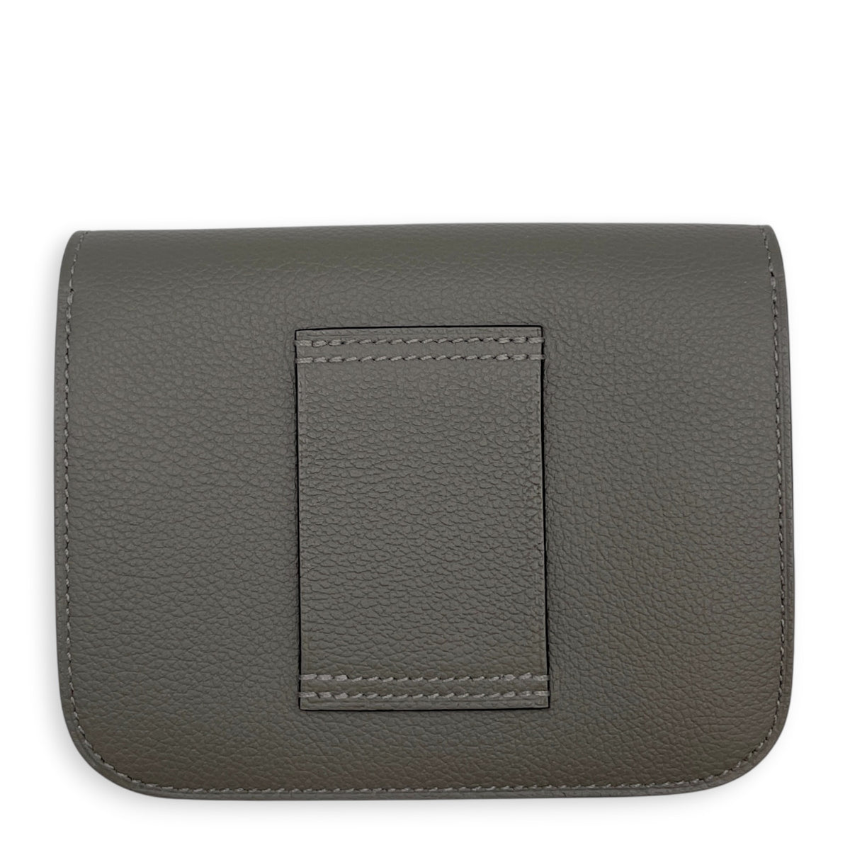 Constance Slim Gris Meyer Wallet in Evercolor Gold hardware