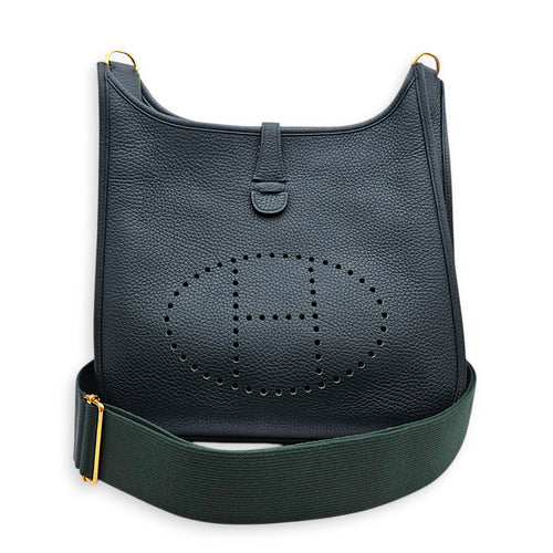 Evelyne III 29 Deep Blue in Clemence Gold hardware