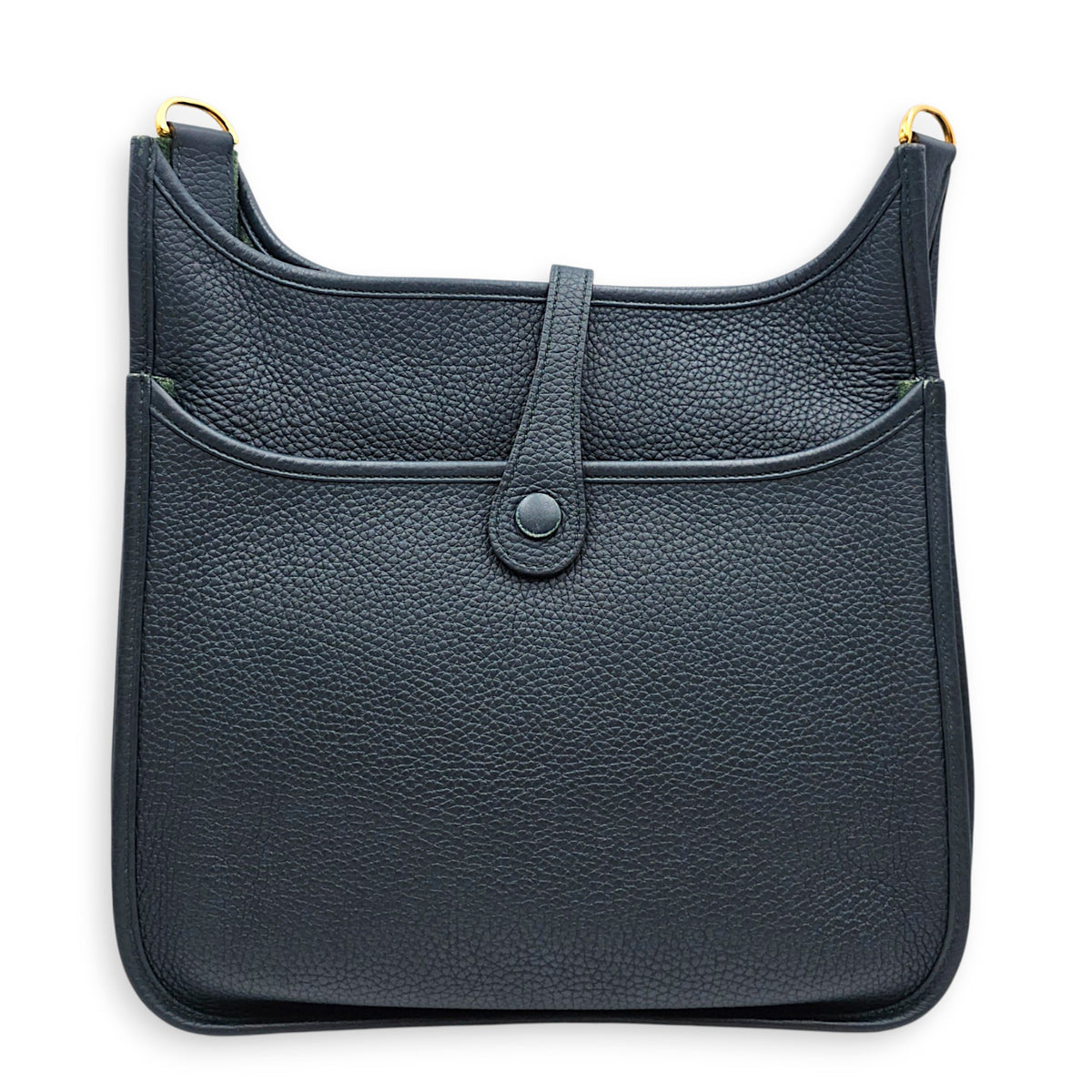 Evelyne III 29 Deep Blue in Clemence Gold hardware