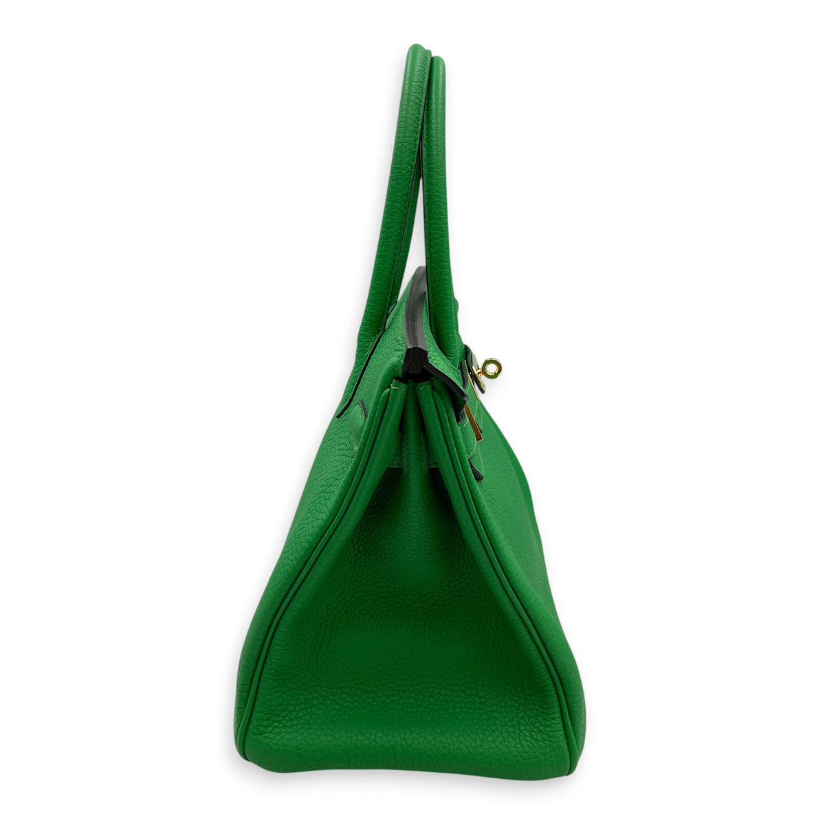 Birkin 30 Vert Bambou in Togo Gold hardware