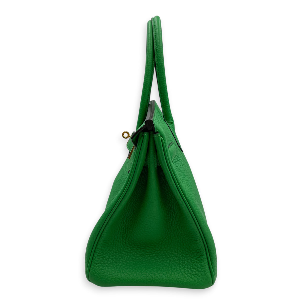 Birkin 30 Vert Bambou in Togo Gold hardware