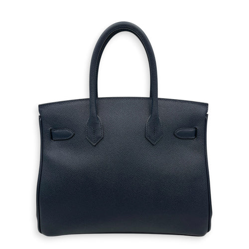 Birkin 30 Blue Indigo in Epsom Palladium hardware