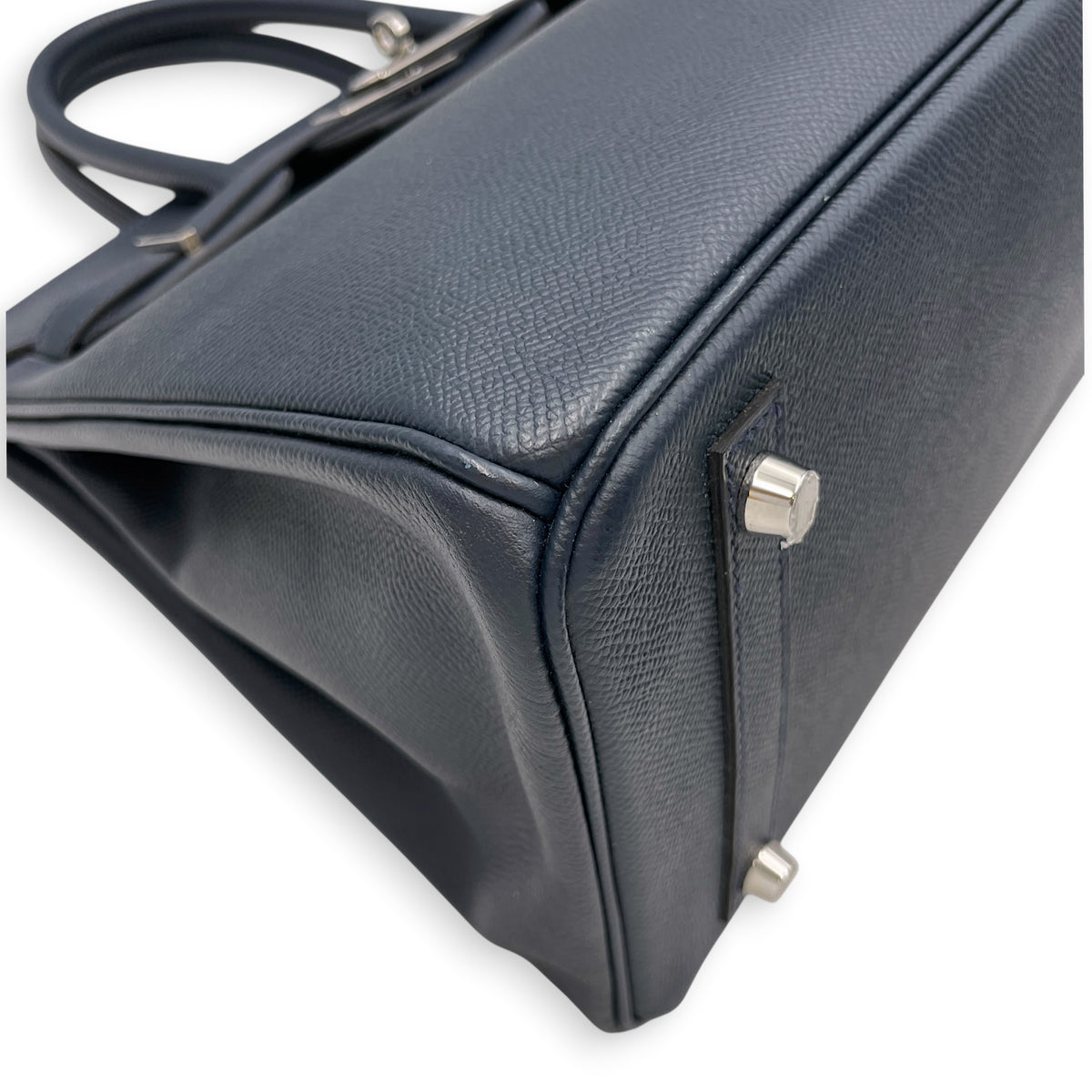 Birkin 30 Blue Indigo in Epsom Palladium hardware