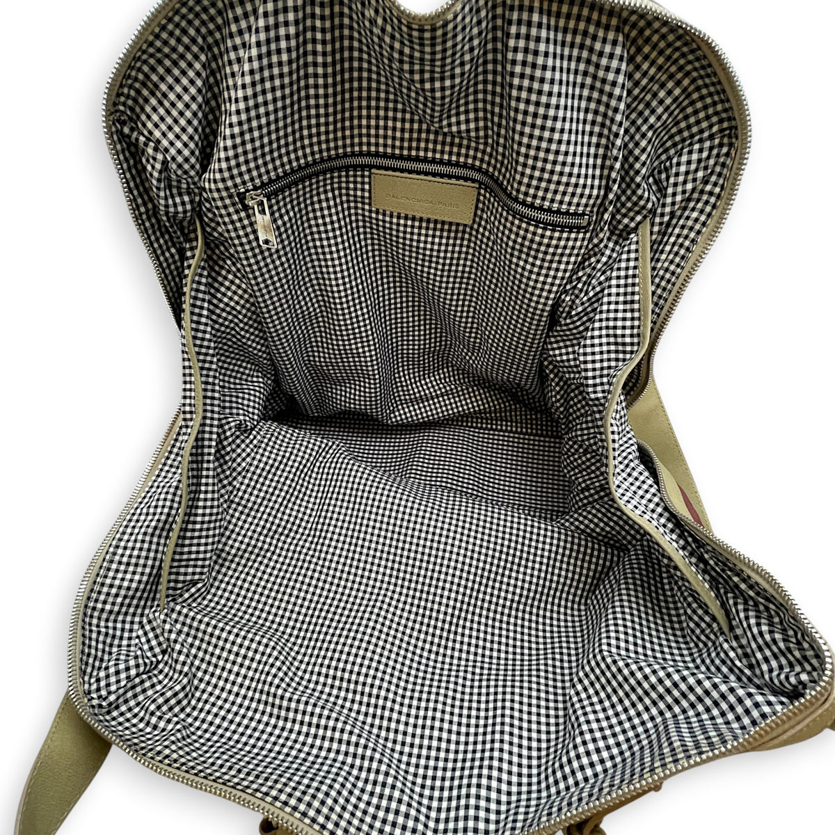 Vintage Motorcycle Garment Travel  Multi-colour Tote Bag in Calfskin Silver hardware