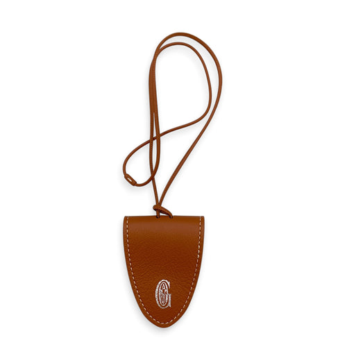 Charm  Brown Bag Accessory in Calfskin
