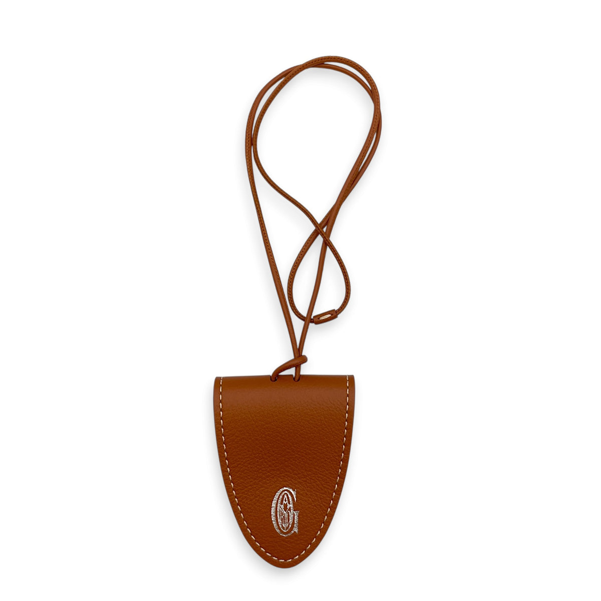Charm  Brown Bag Accessory in Calfskin