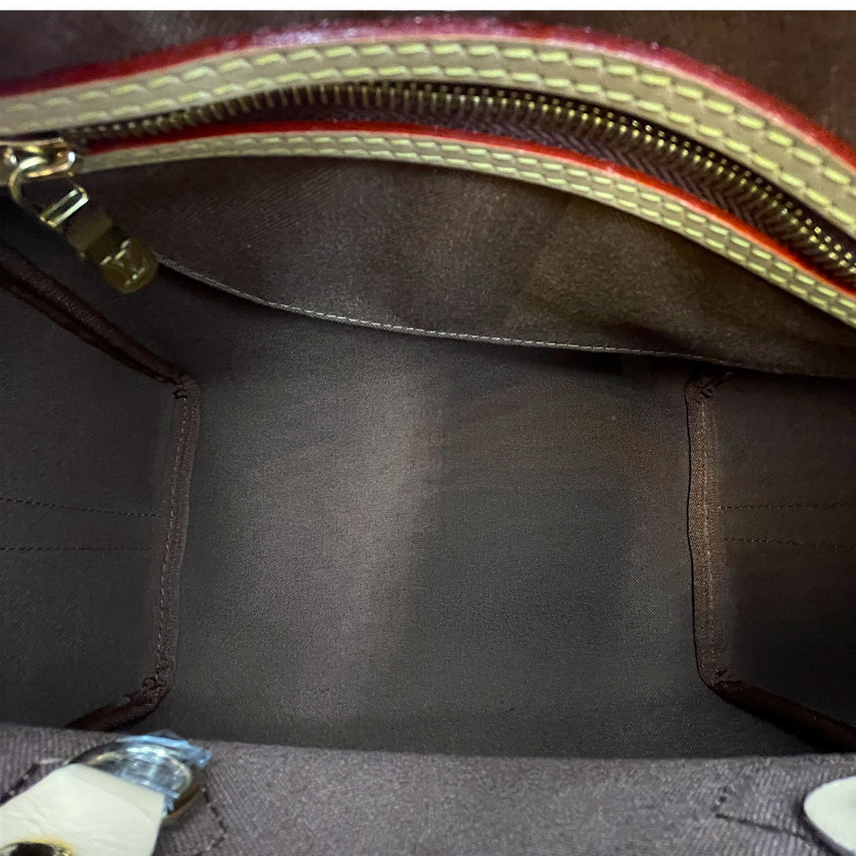 Speedy Bandouliere Monogram Brown Top Handle Bag in Monogram Coated Canvas Gold hardware