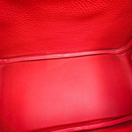 Lindy 26 Rouge Pivoine in Clemence Palladium hardware