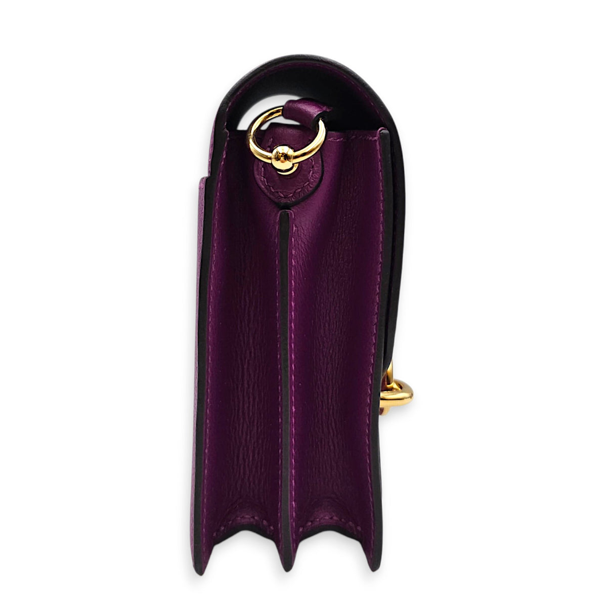Roulis  Mini Anemone in Evercolor Gold hardware