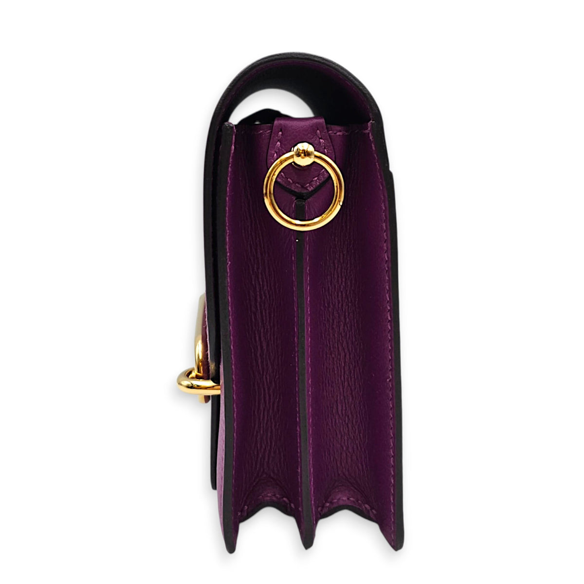 Roulis  Mini Anemone in Evercolor Gold hardware