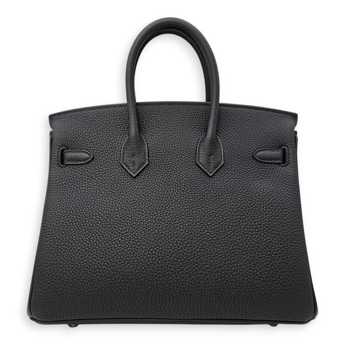 Birkin 25 Noir in Togo Palladium hardware