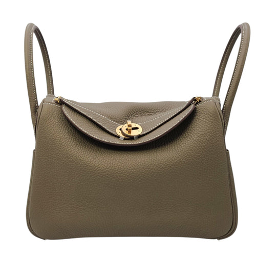 Lindy 26 Etoupe in Clemence Gold hardware