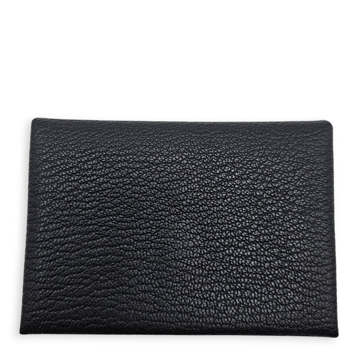 Calvi Duo Card Holder Noir Card Holder in Chevre Mysore Palladium hardware