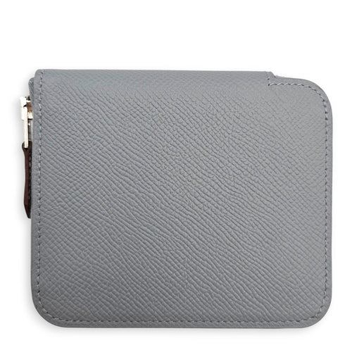 Silk'in Compact Wallet Gris pantin  Wallet in Epsom Palladium hardware