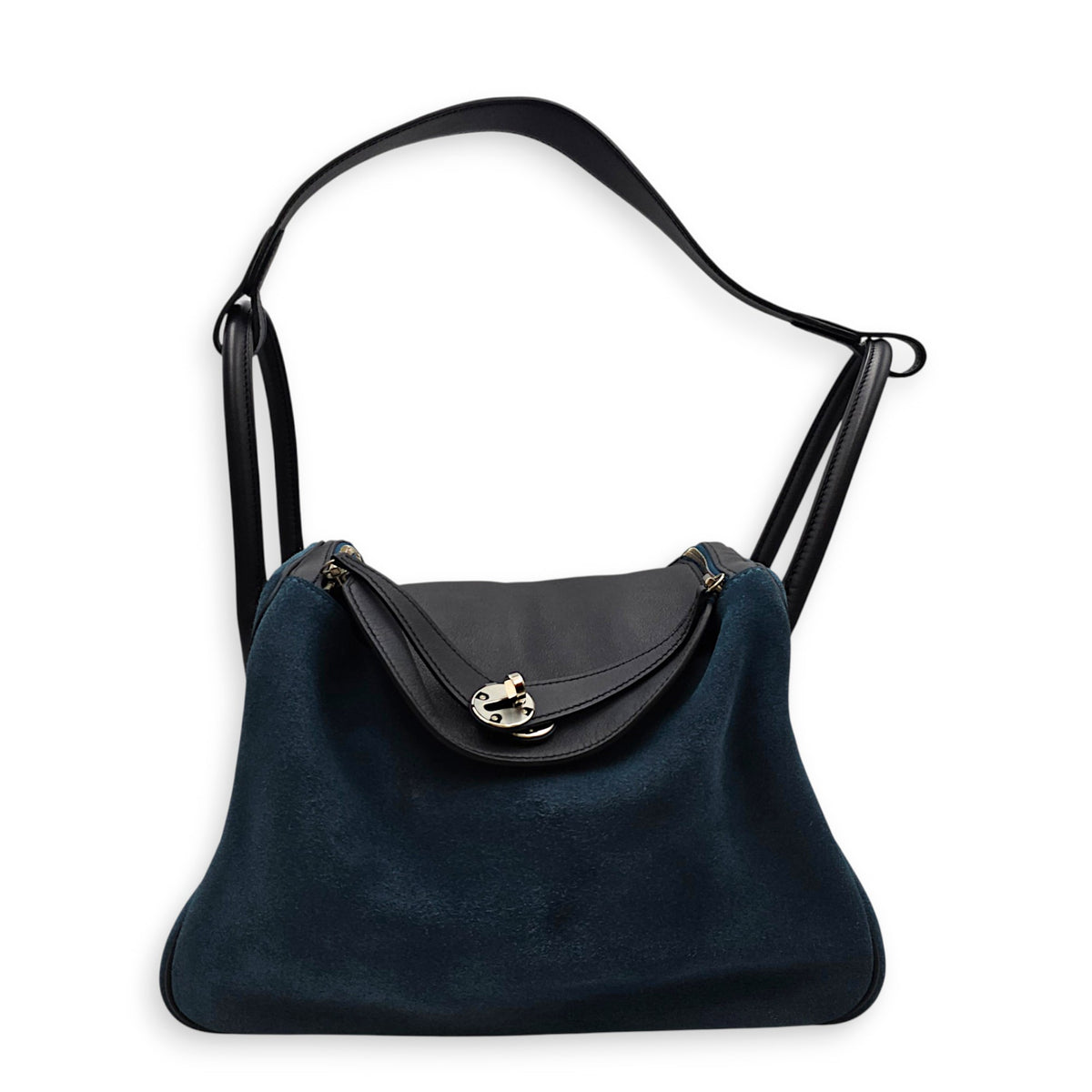 Lindy 30 Blue Nuit in Grizzly Palladium hardware