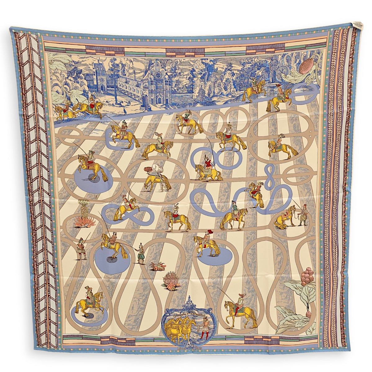 Passades et Serpentines Double Face Scarf 90 Multi Scarf