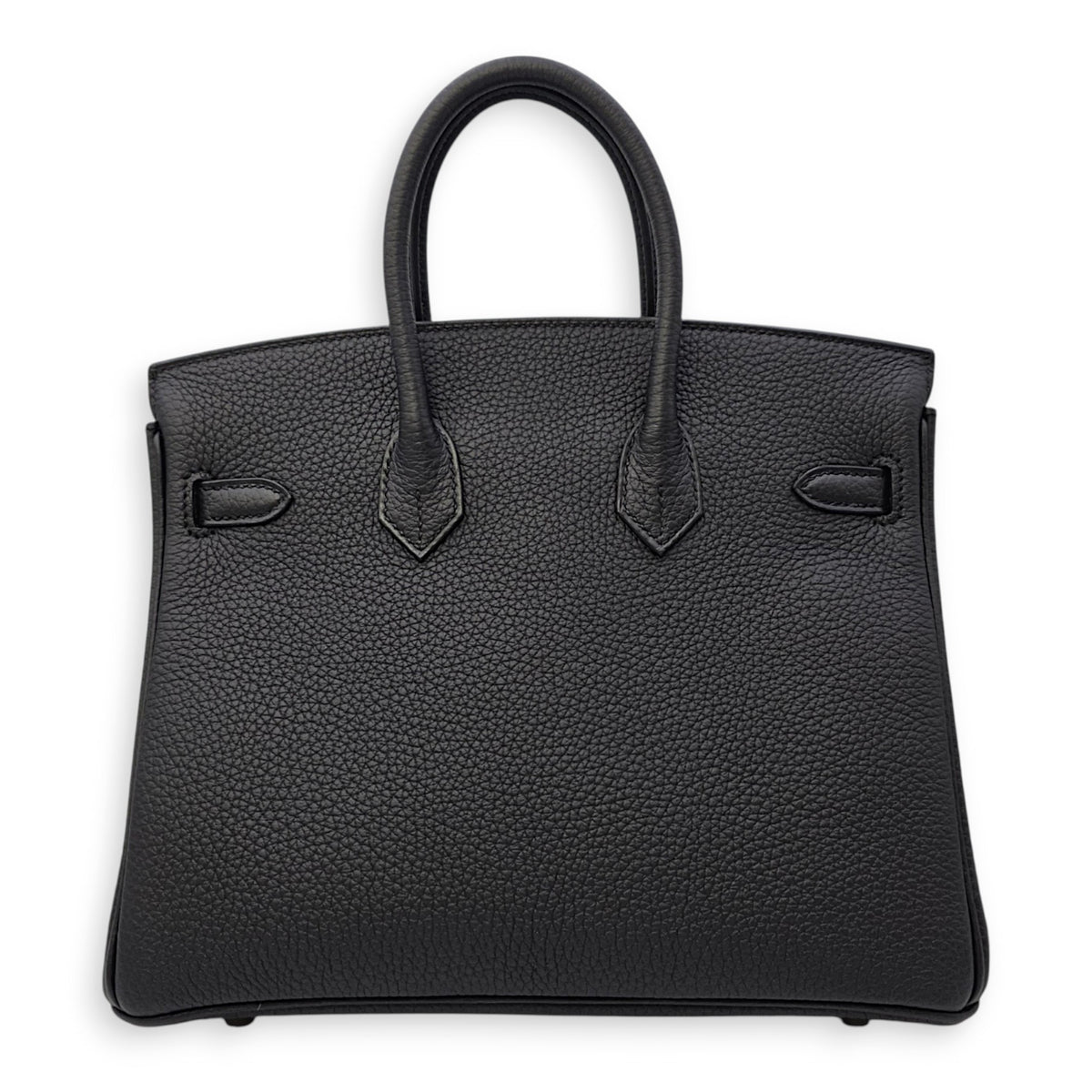 Birkin 25 Noir in Togo Palladium hardware