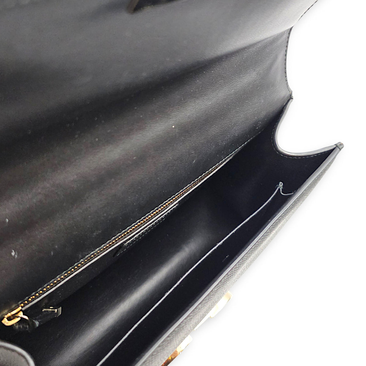 30 Montaigne Medium Black Shoulder Bag in Calfskin Gold hardware