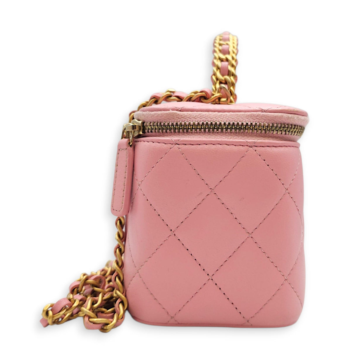 Vanity Pink Vanity Bag in Calfskin Gold hardware