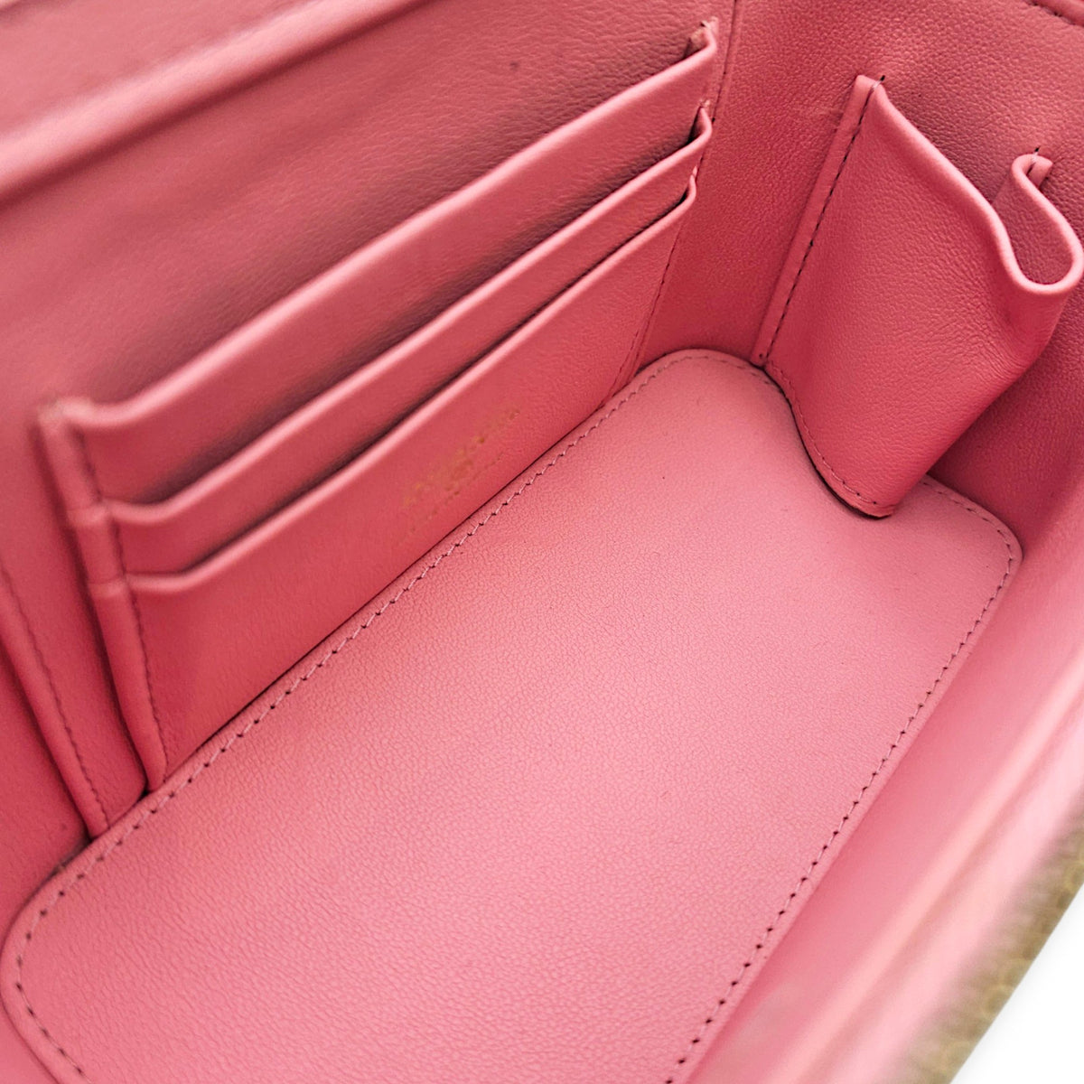 Vanity Pink Vanity Bag in Calfskin Gold hardware