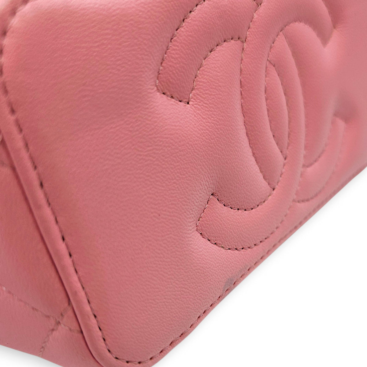 Vanity Pink Vanity Bag in Calfskin Gold hardware